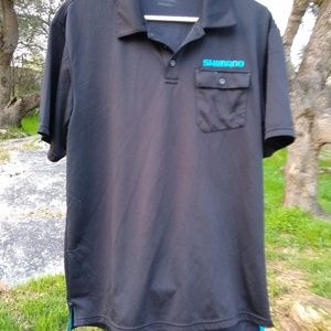 Authentic Shimano Polo shirt.